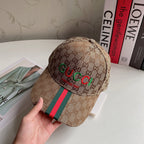 Gucci designer baseball cap side profile