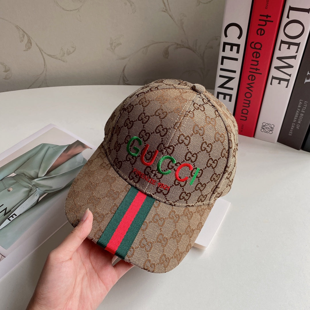Gucci designer baseball cap side profile