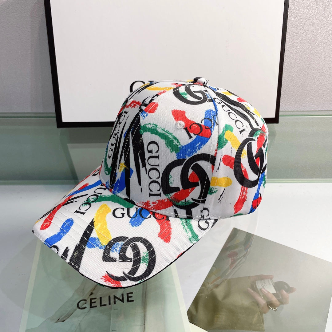 Gucci designer baseball cap side view