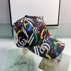 Gucci designer baseball cap side view