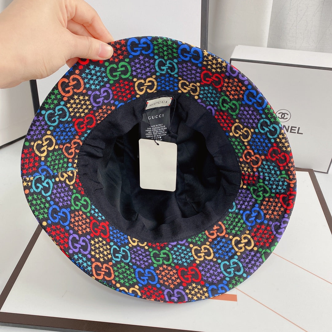 Gucci designer bucket hat inside view