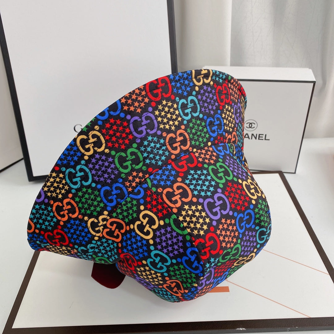 Gucci designer bucket hat side view