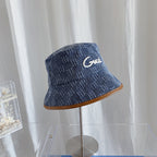 Gucci designer bucket hat side view
