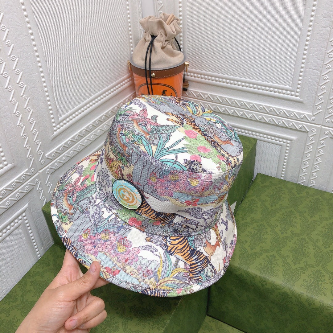 Gucci designer floral hat