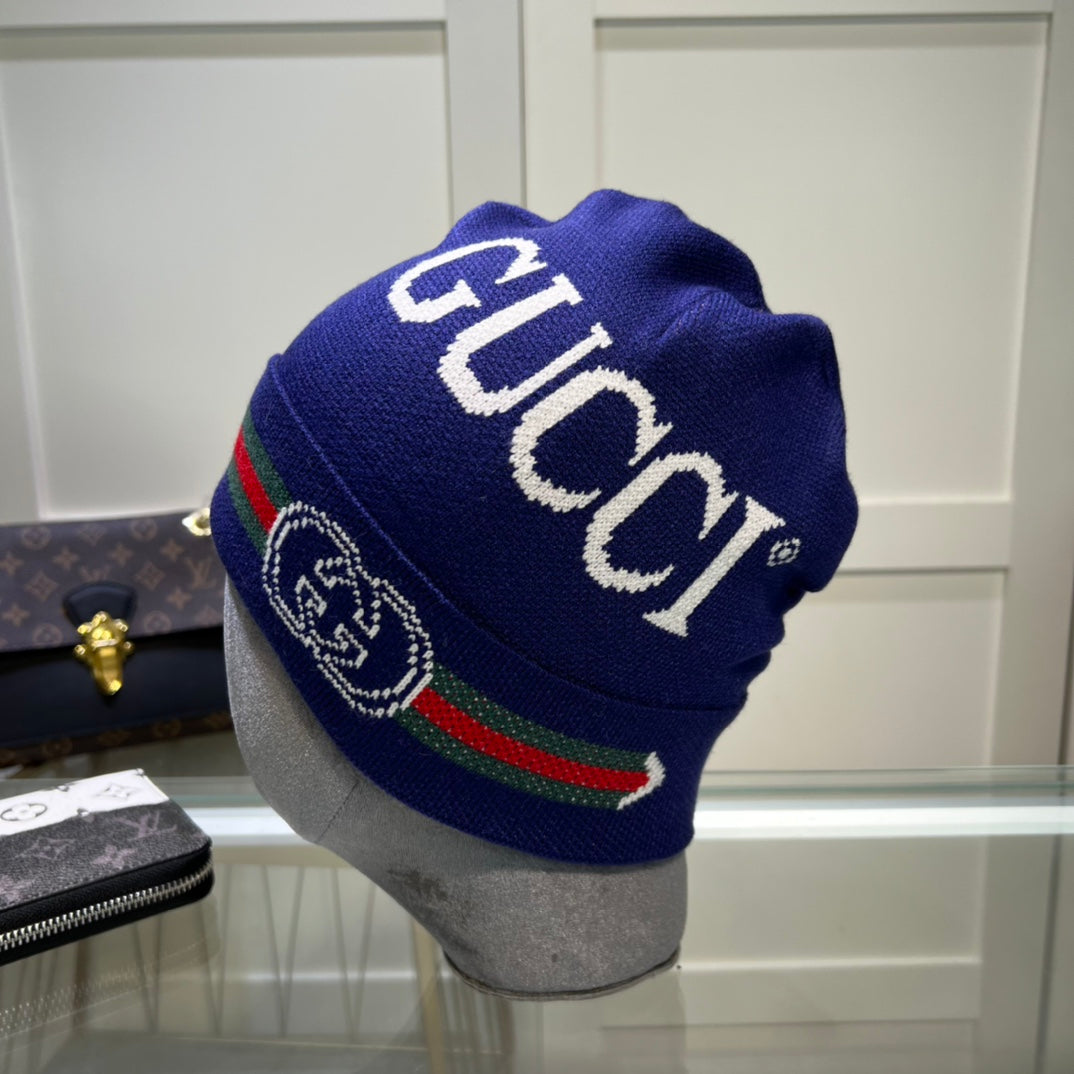 Gucci embroidered knit beanie 6