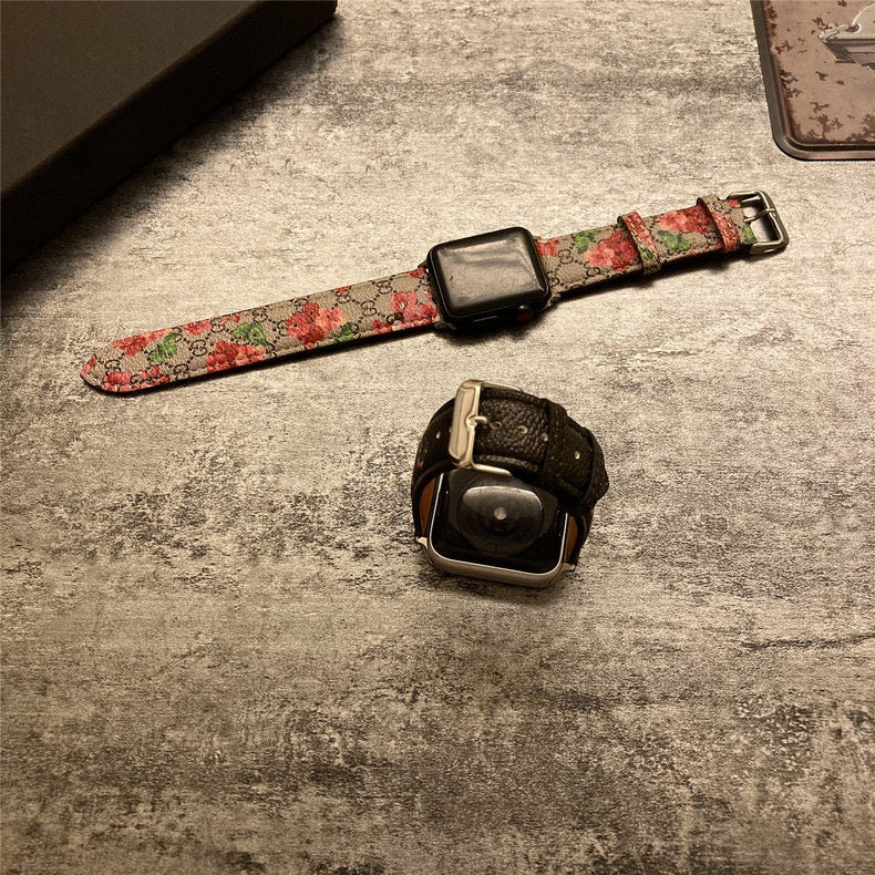 Gucci floral Apple Watch strap