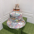Gucci floral tiger cotton bucket hat front view