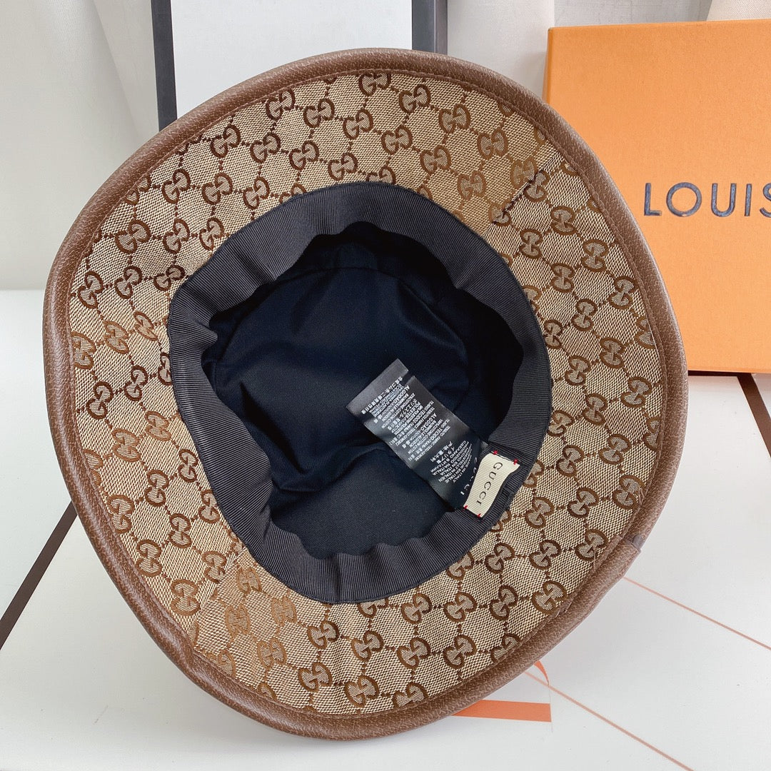 Gucci luxury bucket hat rear view