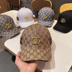 Gucci metal logo baseball cap khaki beige