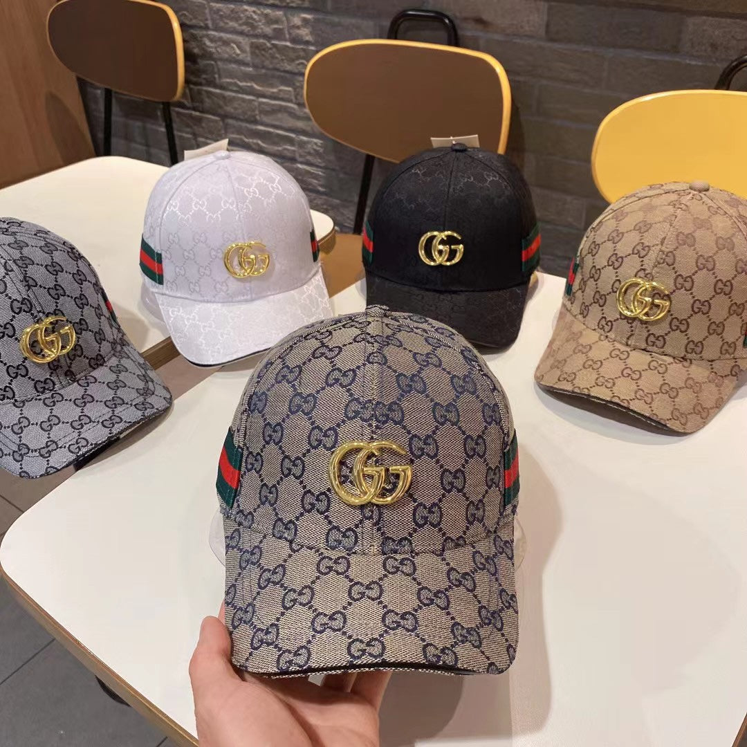 Gucci metal logo baseball cap navy blue