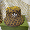 Gucci x Adidas GG monogram bucket hat yellow