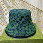 Gucci x Adidas embroidered bucket hat green