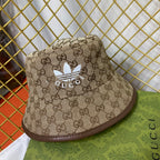 Gucci x Adidas luxury bucket hat khaki