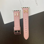 Hermès Black Leather Apple Watch Strap