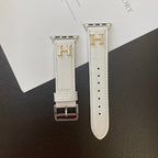 Hermès red Leather Apple Watch Strap