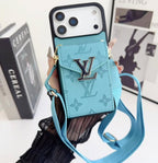 Louis Vuitton iPhone 17 Pro Max Card Holder Case – Luxury Designer Wallet Cover