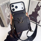 Louis Vuitton iPhone 17 Pro Max Card Holder Case – Luxury Designer Wallet Cover