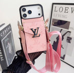 Louis Vuitton iPhone 17 Pro Max Card Holder Case – Luxury Designer Wallet Cover
