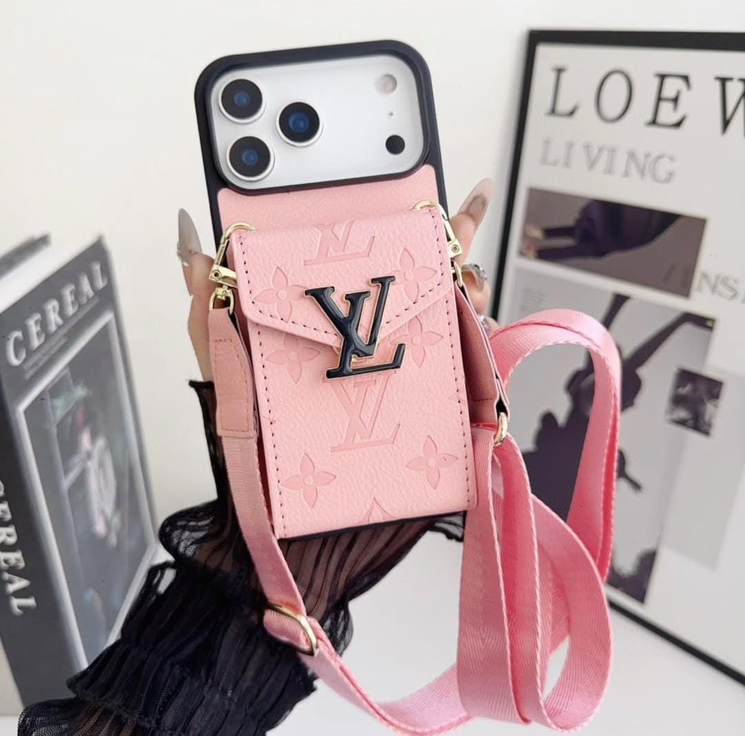 Louis Vuitton iPhone 17 Pro Max Card Holder Case – Luxury Designer Wallet Cover