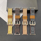 Leather Classic Apple Watch Band Coffee-YHK244221710