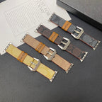 Leather Classic Apple Watch Band Light Brown-YHK244221710