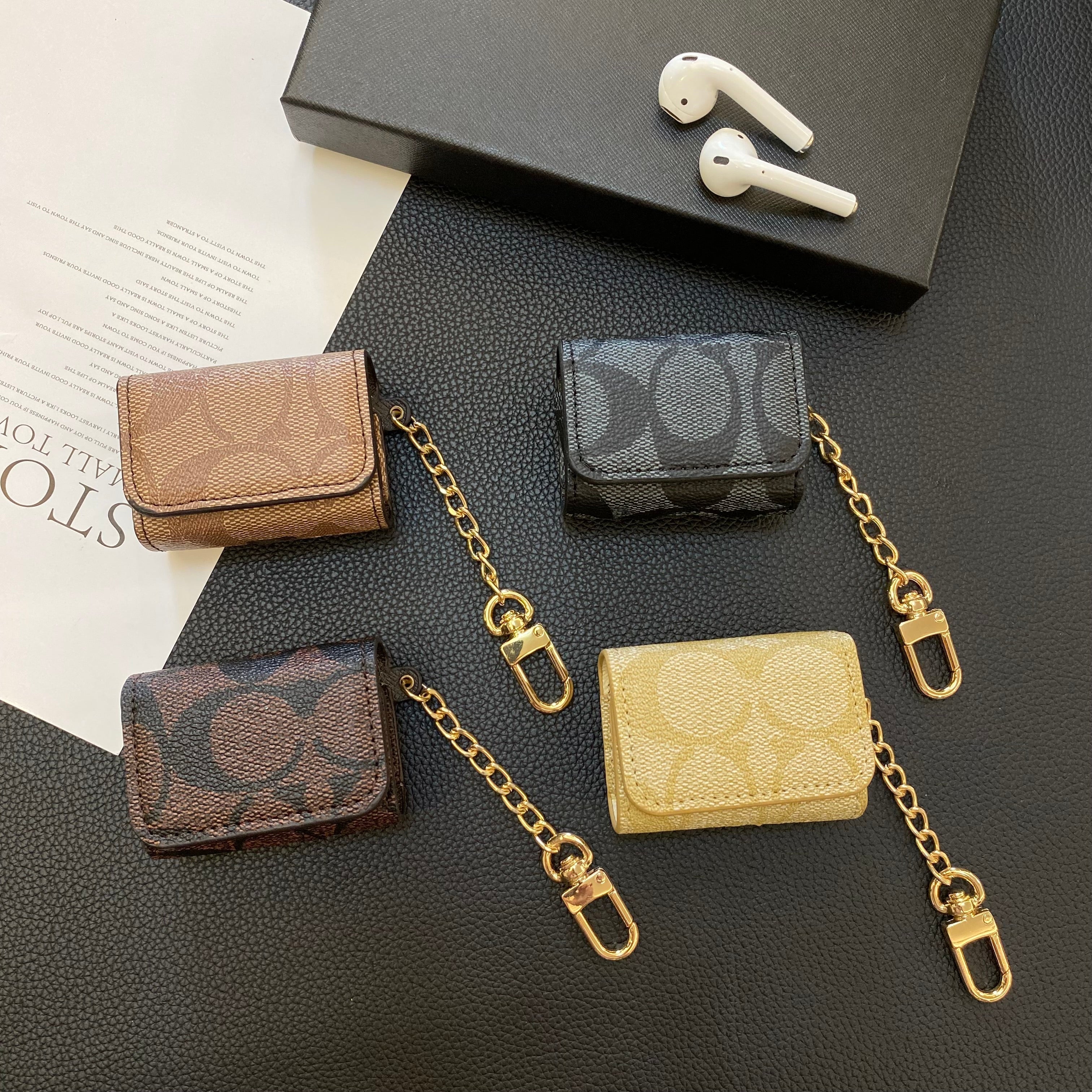 Luxury Classic AirPods 3rd Generation Cases Light Brown-YH240425