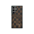 Simple Cardholder Checked Up Brown Case | Samsung