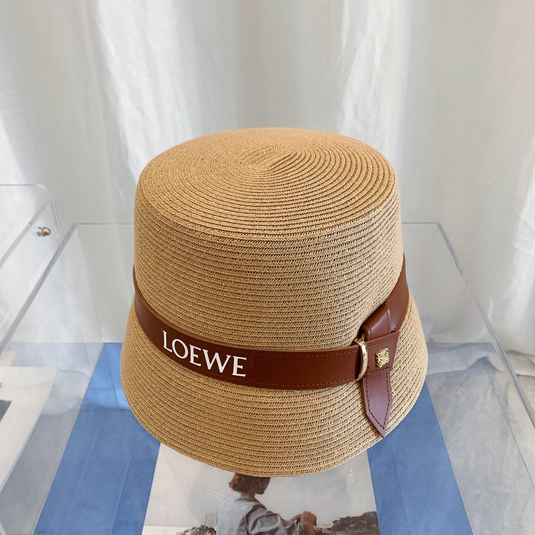 LOEWE woven raffia summer hat