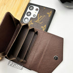 LV Leather Card Holder Samsung Galaxy Case