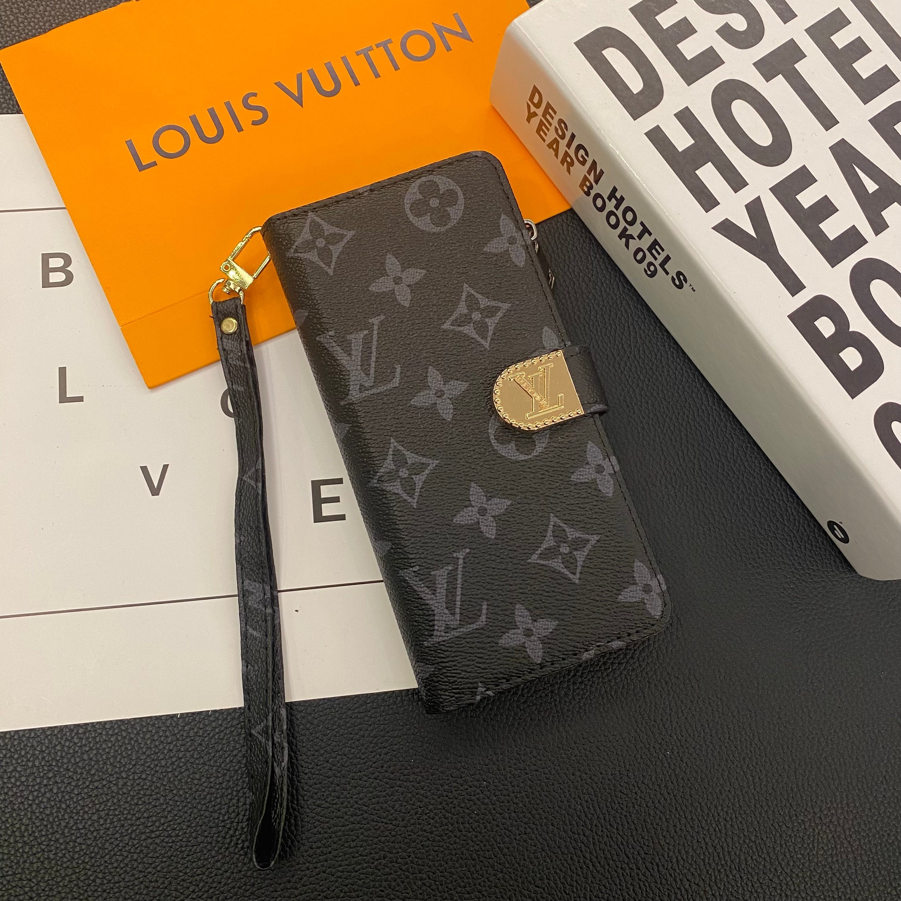 LV Monogram Samsung Galaxy Wallet Case