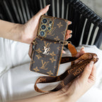 LV Samsung Wallet Case Designer Leather Cover