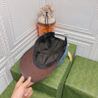 LV embossed denim baseball cap