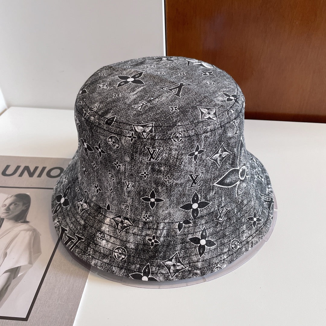 LV monogram designer hat