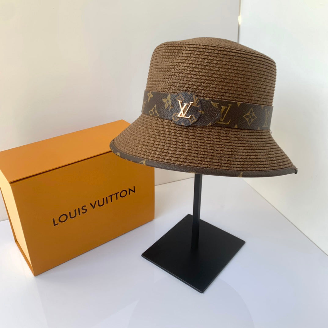 LV monogram luxury summer bucket hat