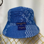 LV reversible denim hat