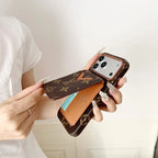 Louis Vuitton iPhone 17 Pro Max Case with Cardholder – Small Monogram Leather