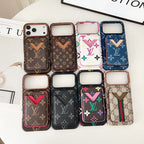 Louis Vuitton iPhone 17 Pro Max Case with Cardholder – Monogram Black – Gray Leather