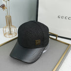 Loewe black designer baseball cap