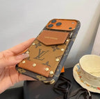 Louis Vuitton iPhone 17 Pro Max Case Crossbody – LV Strap Wallet Cover Black