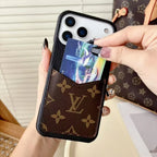 Louis Vuitton iPhone 17 Pro Max Case With Cardholder – Classic Monogram Leather