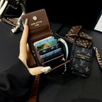 Louis Vuitton iPhone 17 Pro Max Wallet Case With Strap – Small Monogram Leather