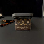 Louis Vuitton iPhone 17 Pro Max Wallet Case With Strap – Small Monogram Leather