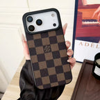 Gucci iPhone 17 Pro Max Case – Small Monogram & Damier Leather