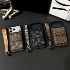 Louis Vuitton iPhone 17 Pro Max Wallet Case With Strap – Classic Monogram Leather