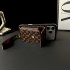 Louis Vuitton iPhone 17 Pro Max Wallet Case With Strap – Classic Monogram Leather