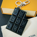 Louis Vuitton Damier Leather Chocolate Keychain