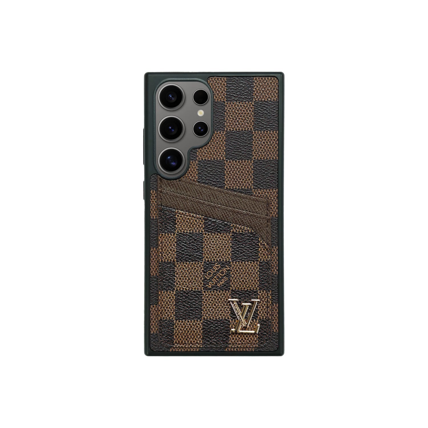 Louis Vuitton Damier Samsung Galaxy Cardholder Case Luxury Wallet Cover Samsung S26 Ultra