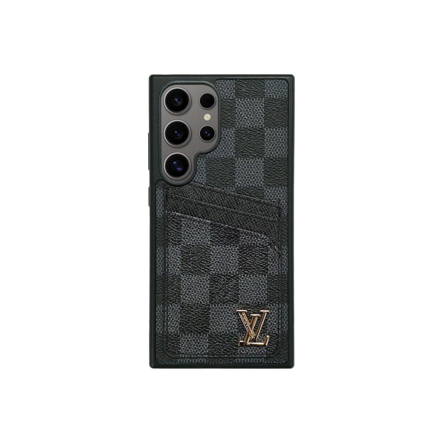 Louis Vuitton Damier Samsung S26 Ultra Cardholder Wallet Case Luxury Cover