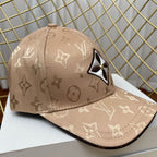 Louis Vuitton LV monogram cap side view
