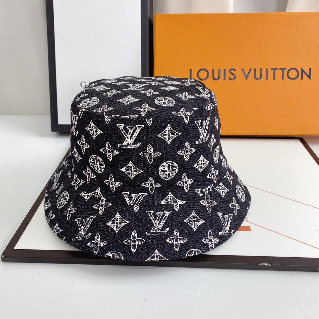 Louis Vuitton Monogram Denim Bucket Hat